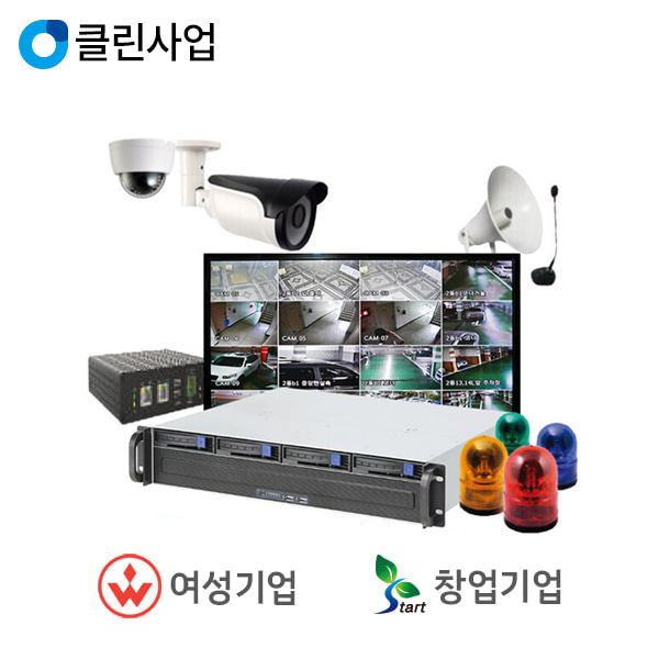하이앤텍 위험 감지 영상 음성 AI 경고 시스템 (지능형 CCTV) HT-AI04 4채널형